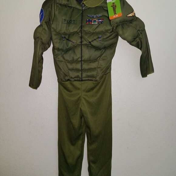 Aviator Power Suits Pilot Halloween Costume 3T-4T - Picture 4 of 7